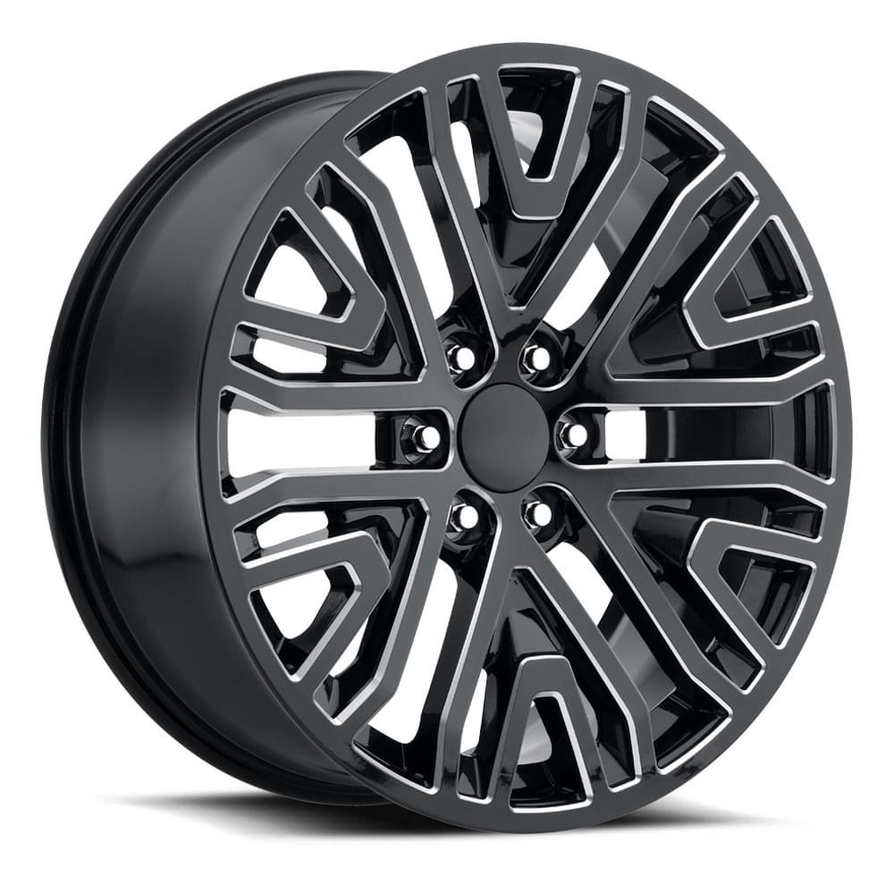 AMERICAN REPLICA WHEEL ARW02 GM in GLOSS BLACK MILLED