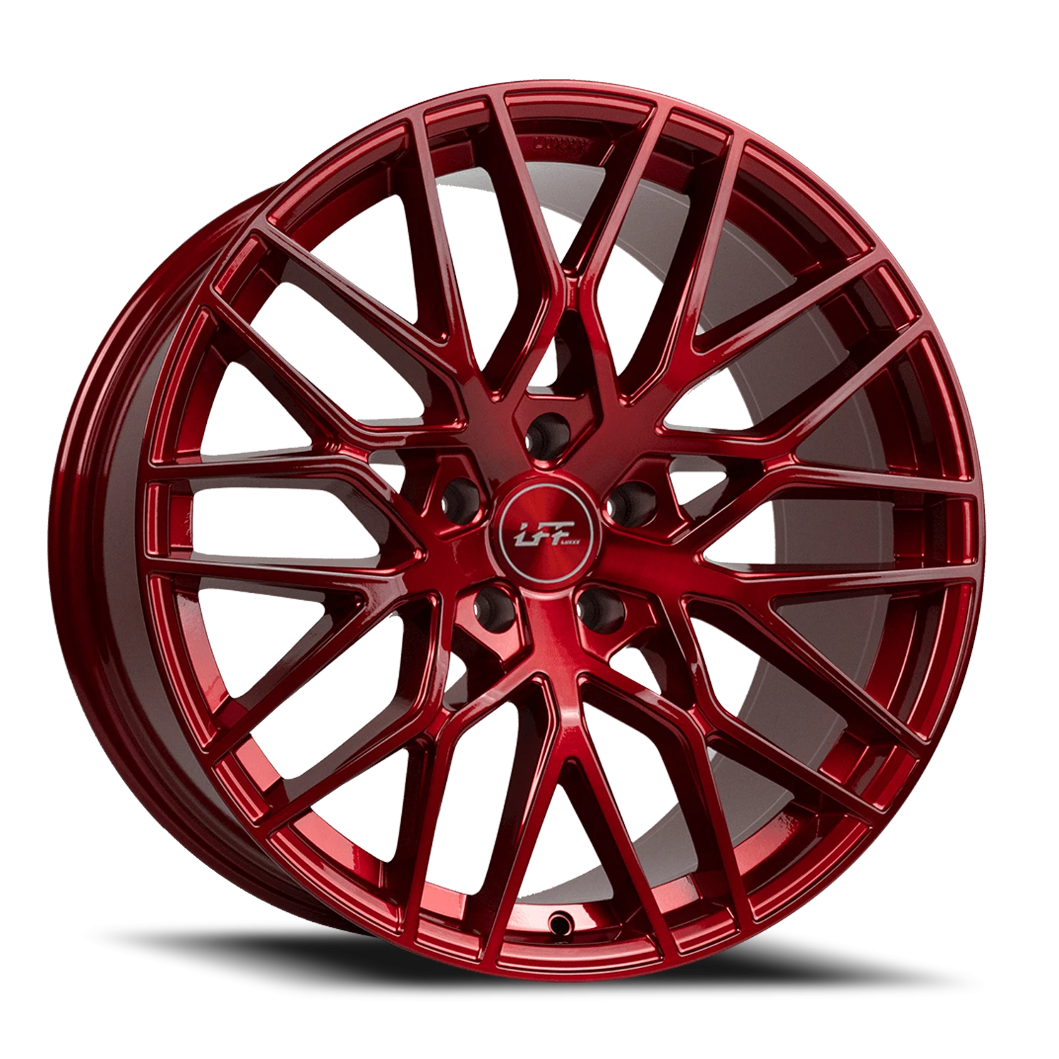 LFF 01-PISTA in Full Brushed Roja Red