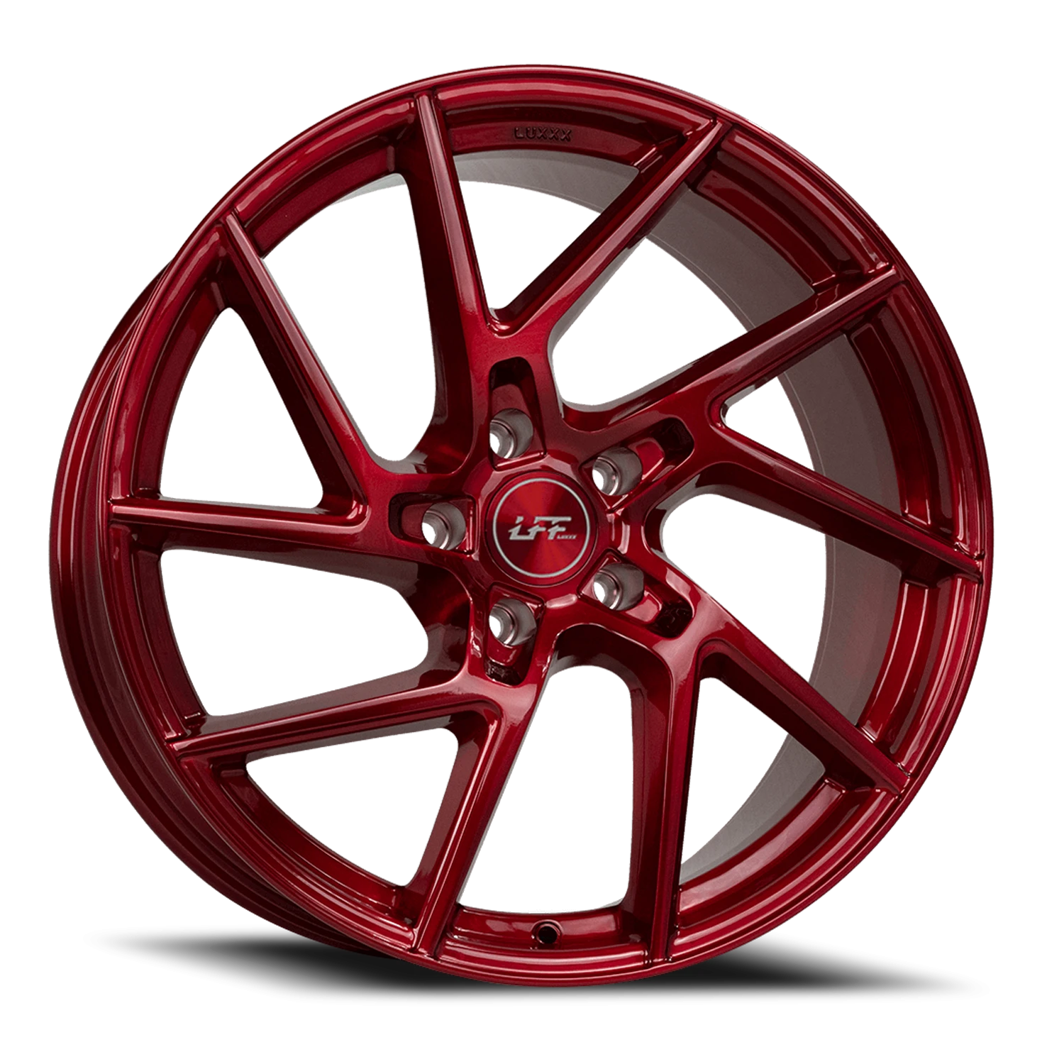 LFF 02-LEON in Full Brushed Roja Red
